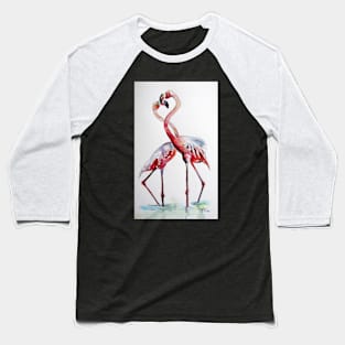 Flamingos Baseball T-Shirt